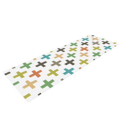 Kess Inhouse Hipster Crosses Repeat by Daisy Beatrice Yoga Mat