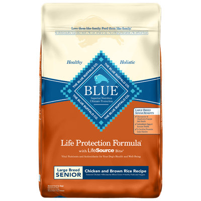 THE BLUE BUFFALO CO. BLUE™ Life Protection Formula® Chicken and Brown Rice Recipe For Large Breed Senior Dogs