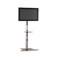 Chief PF12000 Large Flat Panel Floor Stand without Interface, Height Adjustment 4 to 7', Silver