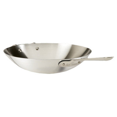 All Clad All-Clad Tri-Ply Stainless Steel 10 inch Open Stir Frying Pan (4410)