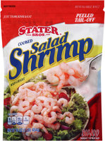 Stater Bros.® Peeled Tail-Off Cooked Salad Shrimp 16 oz. Bag