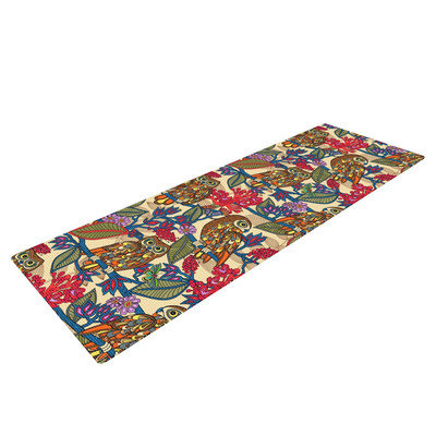 Kess Inhouse My Boobooks Owls by Julia Grifol Yoga Mat