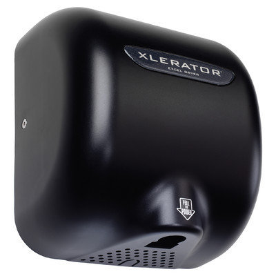 Excel Dryer XLERATOR Automatic Surface Mounted 208 Volt Hand Dryer in Raven Black