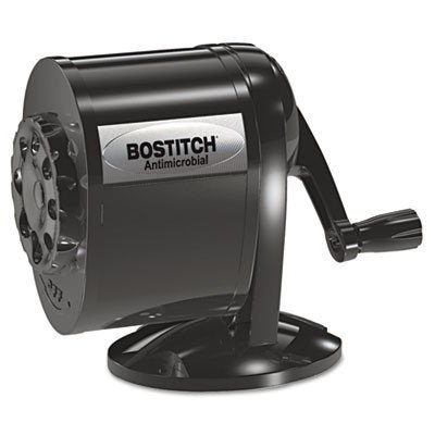 Stanley Bostitch Table/Wall-Mount Manual Pencil Sharpener, Black