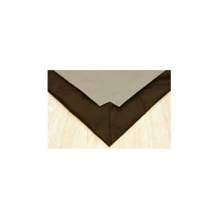 Pupperton Pet Floor Mat with Pad for 4' x 4' Color: Taupe Inside and Brown Outside