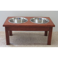Classic Pet Beds TSD-M2qt-C Solid ash wood diner perfect for medium dogs stands