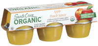 Santa Cruz Organic 4 Oz Apple Peach Sauce 6 Ct Cups