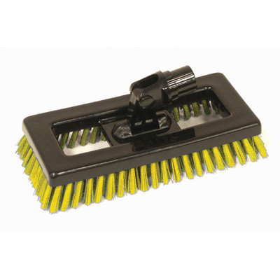 Syr Swivel Deck Brush BLK Bristles Color: Yellow
