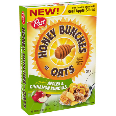 Honey Bunches of Oats with Apples & Cinnamon Bunches