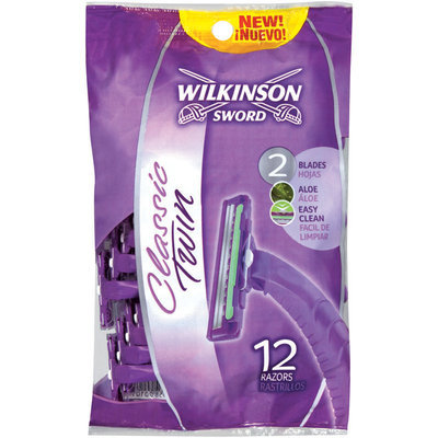 Wilkinson Sword Double Edge Classic Twin Razors 12 Ct Peg