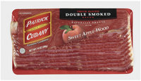 PATRICK CUDAHY Retail Thick Sliced Double Smoked Sweet Apple-Wood Smoked 12ct/14oz Bacon - Retail PACKAGE