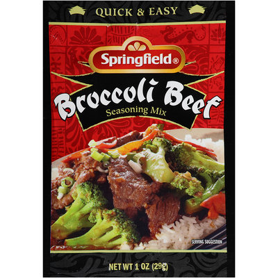 Springfield® Broccoli Beef Seasoning Mix 1 oz. Packet