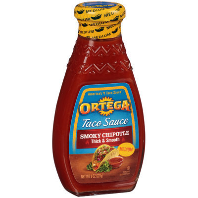 Ortega® Smoky Chipotle Medium Taco Sauce 8 oz. Bottle