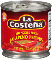 La Costena® Red Pickled Sliced Jalapeno Peppers 12 oz. Can