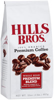 Hills Bros. 100% Arabica Premium Blend Whole Bean Premium Coffee 32 oz. Bag