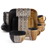 Gibson Tre Tenori 16 Pc Dinnerware Set (soft Square)