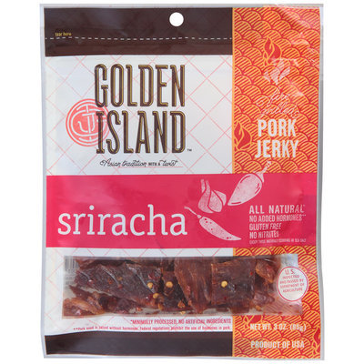 Golden Island™ Sriracha Pork Jerky 3 oz.