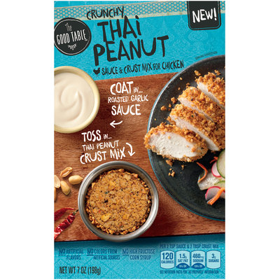 The Good Table™ Crunchy Thai Peanut Sauce & Crust Mix for Chicken 7 oz. Box