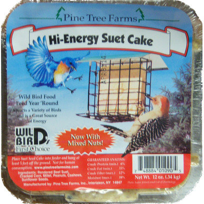 Pine Tree Farms Hi Energy Suet Cake 3 Lb