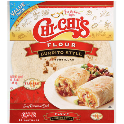 Chi-Chi's® Flour Taco Style Tortillas 18 oz. Bag