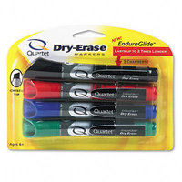 Quartet QRT5001M EnduraGlide Dry-Erase Markers Pack of 4