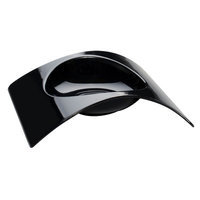 Fineline Settings, Inc Tiny Temptations Torte Appetizer Dish (10 Pack) Color: Black