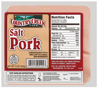Country Creek Farm Salt Pork 12 Oz Package