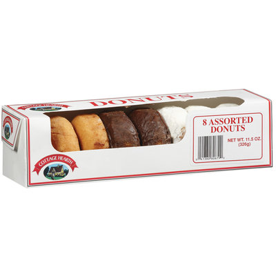 Cottage Hearth Assorted Donuts 8 Ct Box