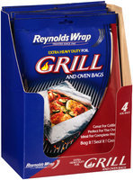 Reynolds Wrap™ Grill and Oven Extra Heavy Duty Foil Bags 4 ct Pack