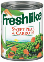 Freshlike Sweet & Carrots Peas 8.5 Oz Can
