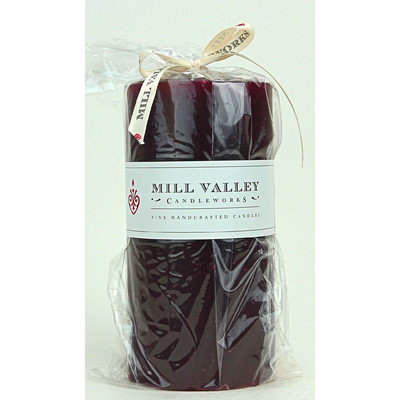 Mill Valley Candleworks Cinnamon Cranberry Scented Pillar Candle Size: 6