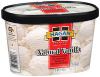Hagan Natural Vanilla Ice Cream 1.5 Qt Carton