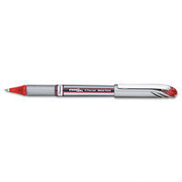 Pentel EnerGel NV Liquid Roller Ball Stick Gel Pen, Red Ink, Medium