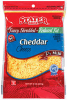 Stater Bros. Cheddar Fancy Shredded Cheese 8 Oz Peg