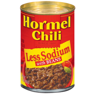 HORMEL Less Sodium W/Beans Chili 15 OZ CAN