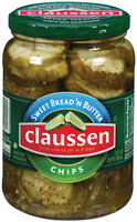 Claussen Sweet Bread'n Butter Chips Pickles 24 Oz Jar
