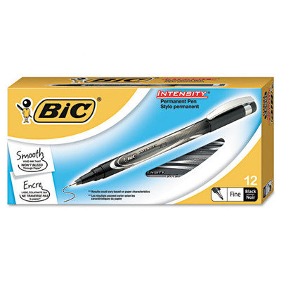 BIC Intensity Permanent Pen Fine Pt .5mm Black.