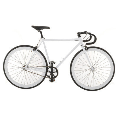 Vilano Attack Fixed Gear Bike Track Bike White Medium (54cm)