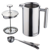 Vonshef Stainless Steel French Press Cafetiere Coffee Maker Size: 28 oz.