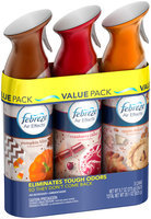 Air Effects Febreze Air Effects Pumpkin Bliss, Cranberry Cheer, and Apple Delish Air Freshener Value Pack (3 Count, 9.7 oz EACH)