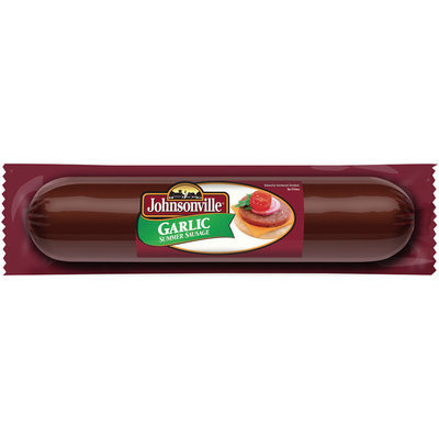 Johnsonville Garlic Summer Sausage 20oz chub (101453)