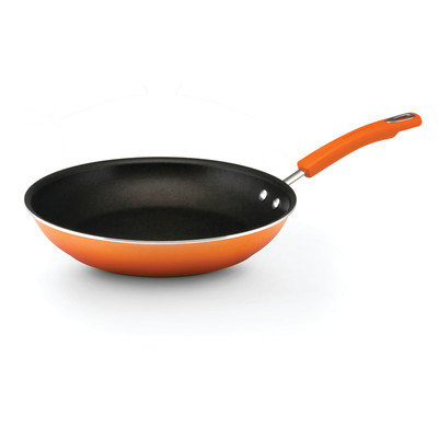 Rachael Ray Porcelain Enamel II Nonstick Open Skillet, 12-1/2