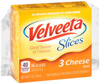 Velveeta Slices 3 Cheese Blend