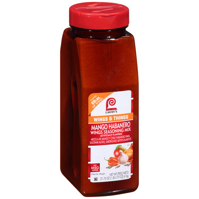 Lawry's® Wings & Things Mango Habanero Wings Seasoning Mix 21.75 oz. Shaker