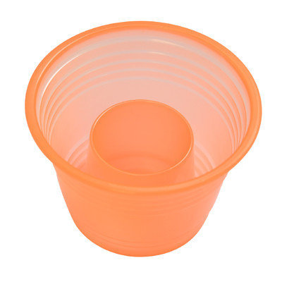 Fineline Settings, Inc Quenchers Disposable Plastic 1 oz. Neon Blaster (500/Case), Orange