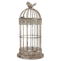 Ckk Home D Cor, Lp Le Vieux Carre' Market Zinc Bird Cage (Set of 2)