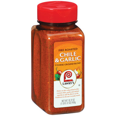 Lawry's® Fire Roasted Chile & Garlic Coarse Ground Blend Seasoning 16.12 oz Shaker