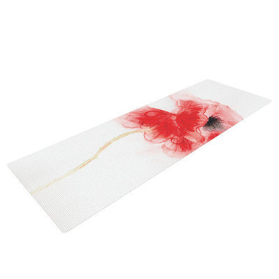 Kess Inhouse Poppy by Louise Floral Yoga Mat