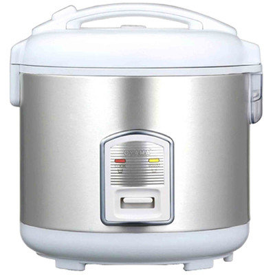 Oyama Rice Cooker - Stainless Steel/White