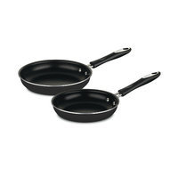 Cuisinart 2 Piece Non-Stick Skillet Set Color: Black